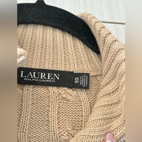 Ralph Lauren Cable Knit Zip Sweater - Picture 5 of 5
